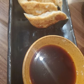 The Noodle Den - Pan Fried Potstickers - not full order, we couldn't wait to eat them! - Chinese Near Me - Las Vegas, Nevada The Noodle Den - Pan Fried Potstickers - not full order, we couldn't wait to eat them! - Chinese Near Me - Las Vegas, Nevada