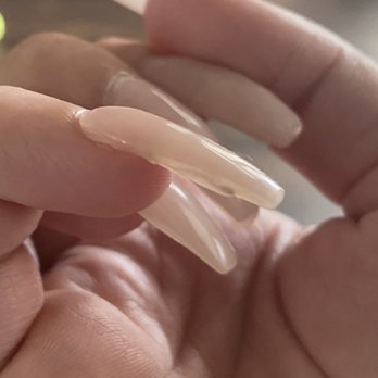 Paradise Point Nails & Spa - Uneven acrylic 1 week out - Nail Salons Near Me - Aiken, South Carolina