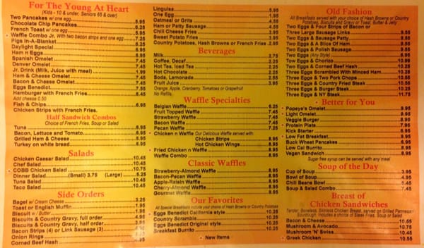 Menu photo 8 Sunrise Waffle  Rancho Cordova, CA