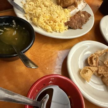 Ding How Chinese Restaurant - Lemon chicken w/ fried rice - Chinese Near Me - San Antonio, Texas