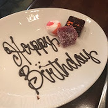 Tiffins Restaurant - Birthday plate - New American Near Me - Lake Buena Vista, Florida Tiffins Restaurant - Birthday plate - New American Near Me - Lake Buena Vista, Florida