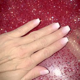 The dipped ombré The dipped ombré