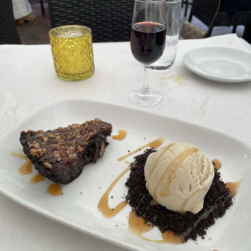 Fauna - Chocolate Pecan Pie with icecream - New American Near Me - Westhampton Beach, New York Fauna - Chocolate Pecan Pie with icecream - New American Near Me - Westhampton Beach, New York