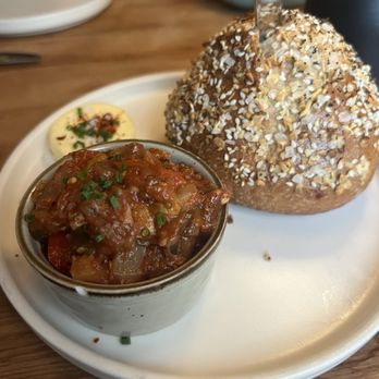 Ketchy Shuby - Roasted Eggplant - New American Near Me - New York, New York Ketchy Shuby - Roasted Eggplant - New American Near Me - New York, New York