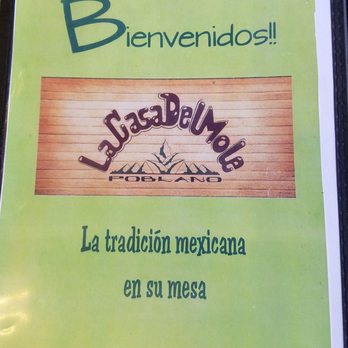 La Casa del Mole - Menu - Mexican Near Me - Tijuana, BCN