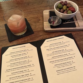 Analogue - Cordially Invited cocktail and marinated olives - Cocktail Bars Near Me - New York, New York Analogue - Cordially Invited cocktail and marinated olives - Cocktail Bars Near Me - New York, New York