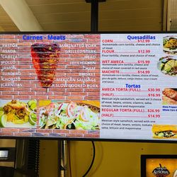 Tacos Ameca 2 - Menu 9/2023