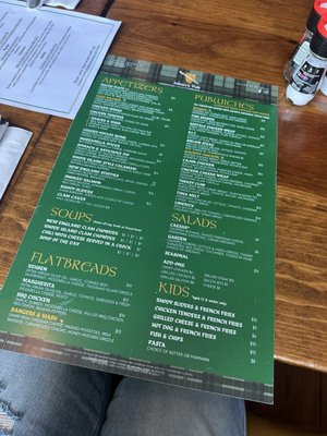 Menu photo 1 Aidan's Pub Bristol, RI