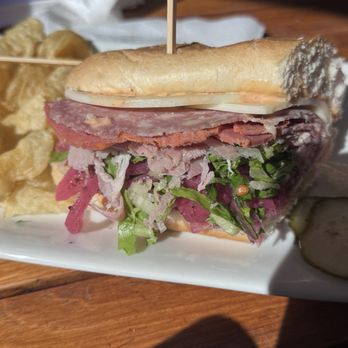 Hoof And Horn - My Hero sandwich (only half as the other half was already eaten) - American Near Me - Potsdam, New York Hoof And Horn - My Hero sandwich (only half as the other half was already eaten) - American Near Me - Potsdam, New York