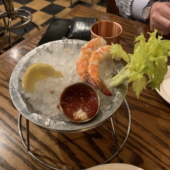 Shaw's Crab House - Shrimp Cocktail!!! Already ate half of it!! - Seafood Near Me - Chicago, Illinois Shaw's Crab House - Shrimp Cocktail!!! Already ate half of it!! - Seafood Near Me - Chicago, Illinois