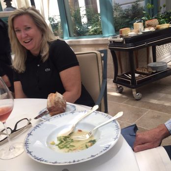 L'Espadon - My great friend enjoying the first of 5 courses. - French Near Me - Paris, 75