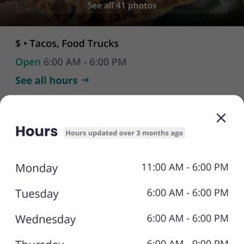 El Zaguan - Not true...they were not there 3 hours before close. - Tacos Near Me - Weed, California