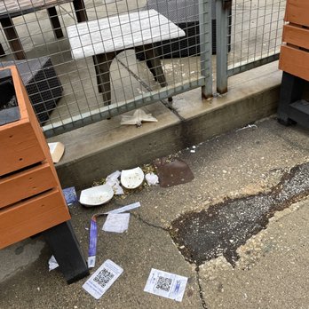 Barcocina - Notice there's no garbage on their patio. Did they sweep it on to the sidewalk? - Mexican Near Me - Chicago, Illinois Barcocina - Notice there's no garbage on their patio. Did they sweep it on to the sidewalk? - Mexican Near Me - Chicago, Illinois