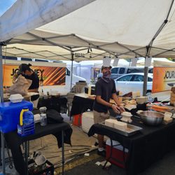 At Kaka'ako farmers market on Saturdays