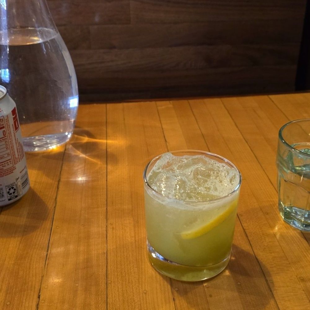 TacoVino - Driving Gloves (non-alcoholic drink), a Diet Coke (in a can, BOOOOOOOOOOO), and a carafe of complimentary water - Wine Bars Near Me - Corvallis, Oregon