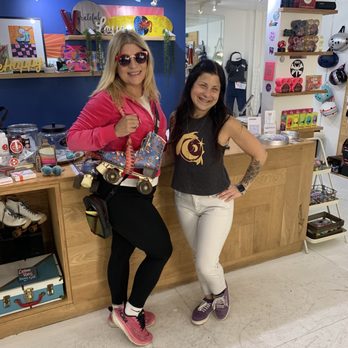 Xanadu Skate Boutique - Me with my new skate strap with the owner! Fun times! - Skate Shops Near Me - Santa Barbara, California Xanadu Skate Boutique - Me with my new skate strap with the owner! Fun times! - Skate Shops Near Me - Santa Barbara, California