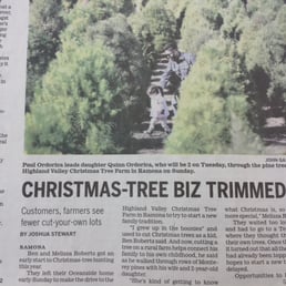 Union Tribune, Monday, November 30th 2015, 1 of 2