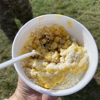 Alameda County Fair - Corn in a cup with parmesan and butter. Oh yes, please! - Festivals Near Me - Pleasanton, California