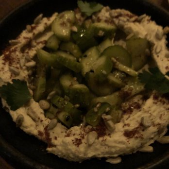 Little Donkey - Cucumber hummus - Tapas/Small Plates Near Me - Cambridge, Massachusetts Little Donkey - Cucumber hummus - Tapas/Small Plates Near Me - Cambridge, Massachusetts