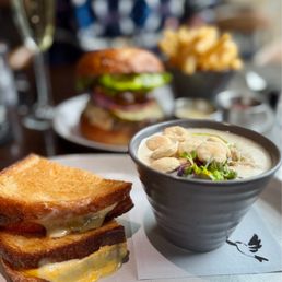 Chowder and grill cheese, you won't be disappointed