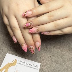 Fresh Look Nails - Fill acrylic with design