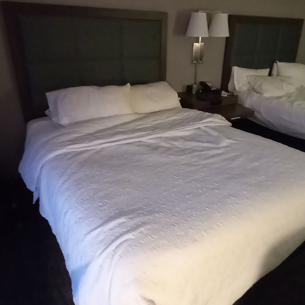 Hampton Inn Council Bluffs - Loved the cushy pillows, mattress was firm. - Hotels Near Me - Council Bluffs, Iowa