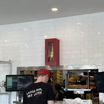 Dave's Hot Chicken - Break glass in case of Emergency (need more chicken) - Chicken Shop Near Me - Chelmsford, Massachusetts Dave's Hot Chicken - Break glass in case of Emergency (need more chicken) - Chicken Shop Near Me - Chelmsford, Massachusetts