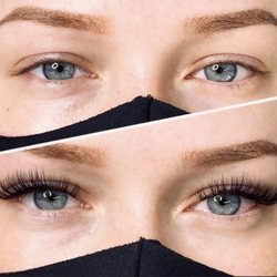 Adora Lash & Brow - Before/after volume lashes