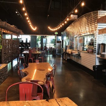 Belching Beaver Pub 980 - Interior. Full kitchen inside that giant trailer. - Brewpubs Near Me - Vista, California Belching Beaver Pub 980 - Interior. Full kitchen inside that giant trailer. - Brewpubs Near Me - Vista, California