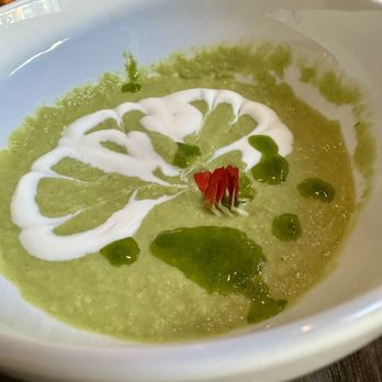 Bar Purlieu - Split pea vichyssoisese - French Near Me - Eugene, Oregon