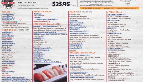 Menu photo 5 Umiya Sushi Las Vegas, NV Menu photo 5 Umiya Sushi Las Vegas, NV