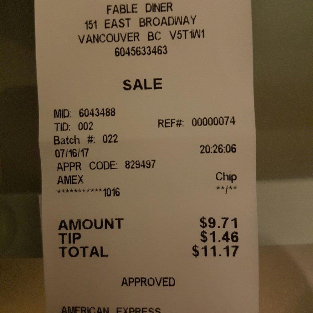 Fable Diner - Diners Near Me - Vancouver, British Columbia Fable Diner - Diners Near Me - Vancouver, British Columbia