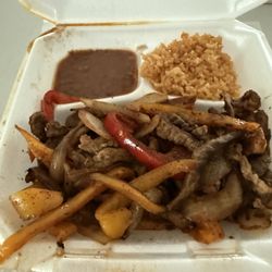 Chile Verde - Beef fajitas