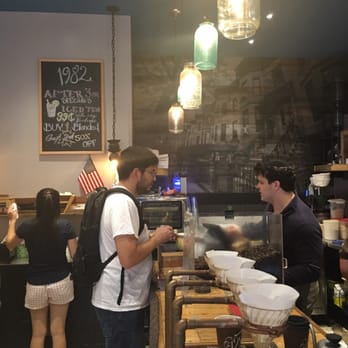 1982 Coffee Roasters - a group of people standing in a coffee shop - Cafes Near Me - Brooklyn, New York
