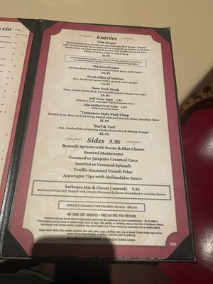 Menu photo 4 Primarily Prime Rib Las Vegas, NV