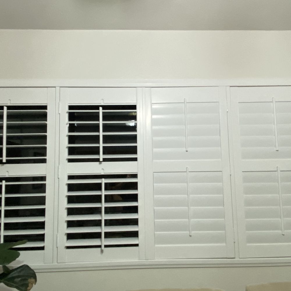 Dining room shutters. Dining room shutters.