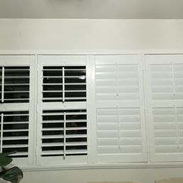 Dining room shutters. Dining room shutters.