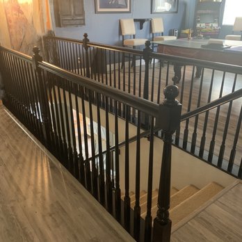 J’s Paint - Stair rails painted black. - Painters Near Me J’s Paint - Stair rails painted black. - Painters Near Me