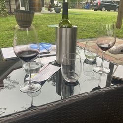 Gadela Winery - Patio on right of building view