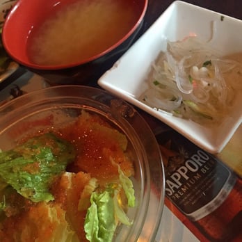 Ronnie 2 - Starters: Miso soup, cold noodles, house salad - Japanese Near Me - Anchorage, Alaska Ronnie 2 - Starters: Miso soup, cold noodles, house salad - Japanese Near Me - Anchorage, Alaska