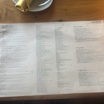 GRANVILLE - Menu - New American Near Me - Pasadena, California GRANVILLE - Menu - New American Near Me - Pasadena, California