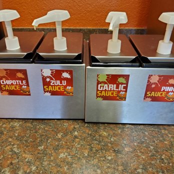 Junior Colombian Burger - Sauce bar - Burgers Near Me - Orlando, Florida