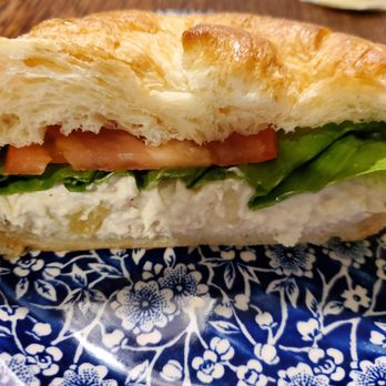 Chicken Salad Chick - My half of Fruity Fran Chicken Salad on a croissant - Southern Near Me - Brandon, Florida Chicken Salad Chick - My half of Fruity Fran Chicken Salad on a croissant - Southern Near Me - Brandon, Florida
