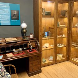 Market Hall Museum - Recreation of an early museum room.