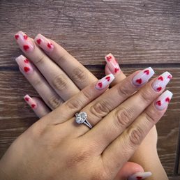 Valentines nails Valentines nails