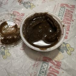 Gelatinous weird af sauce.