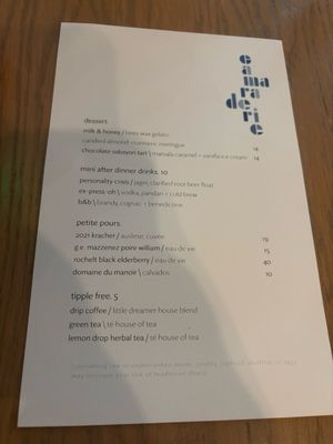Menu photo 5 Camaraderie Houston, TX