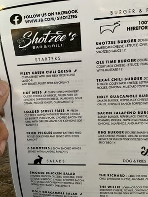 Menu photo 5 Shotzee's Bar & Grill Keller, TX Menu photo 5 Shotzee's Bar & Grill Keller, TX