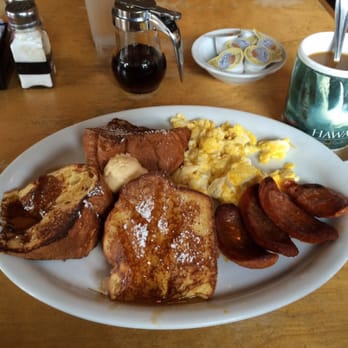 Kona Kitchen - Seattle - Diamond head breakfast with Portuguese sausage. - Hawaiian Near Me - Seattle, Washington