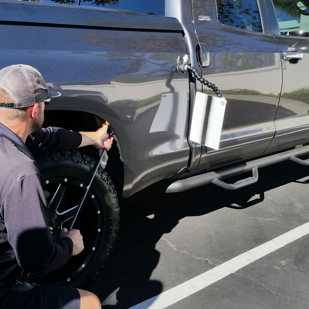 Dent Guy - Guy taking his time with attention to detail. - Mobile Dent Repair Near Me Dent Guy - Guy taking his time with attention to detail. - Mobile Dent Repair Near Me